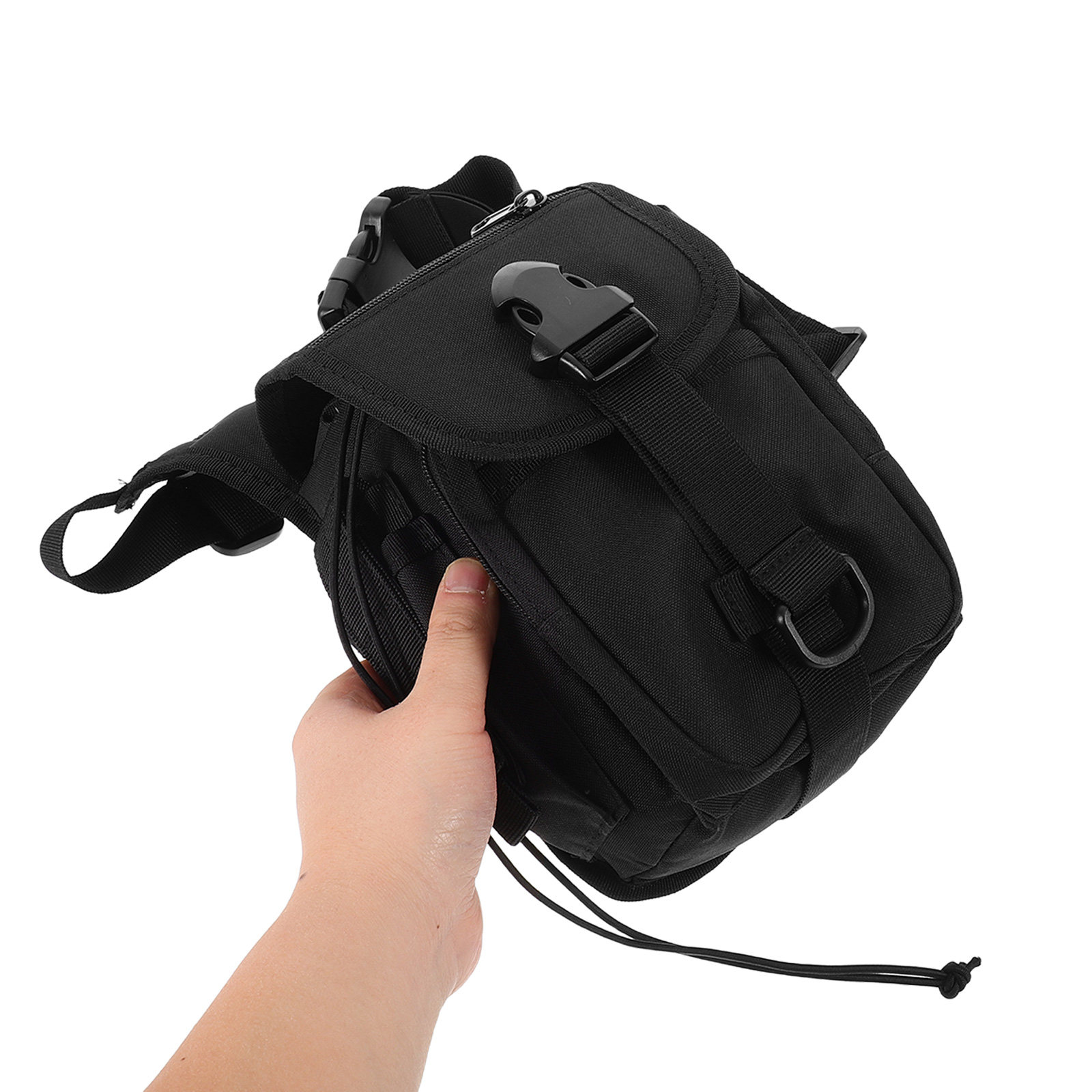 Motorcycle Leg Bag Drop Thigh Pouch - 검은색 오토바이용 레그 백, 야외 라이딩용