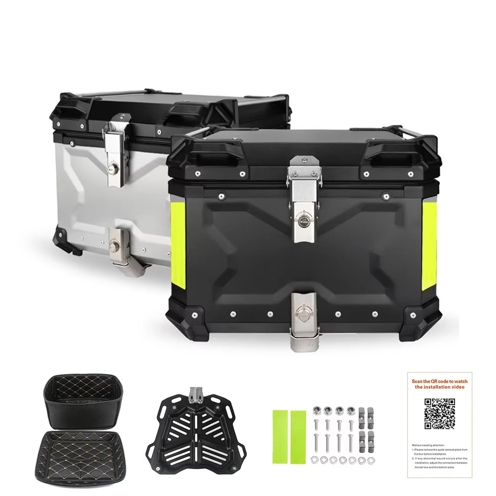 Aluminum Top Case Luggage Box 45L 55L - 알루미늄 오토바이 리어 박스 45L 55L