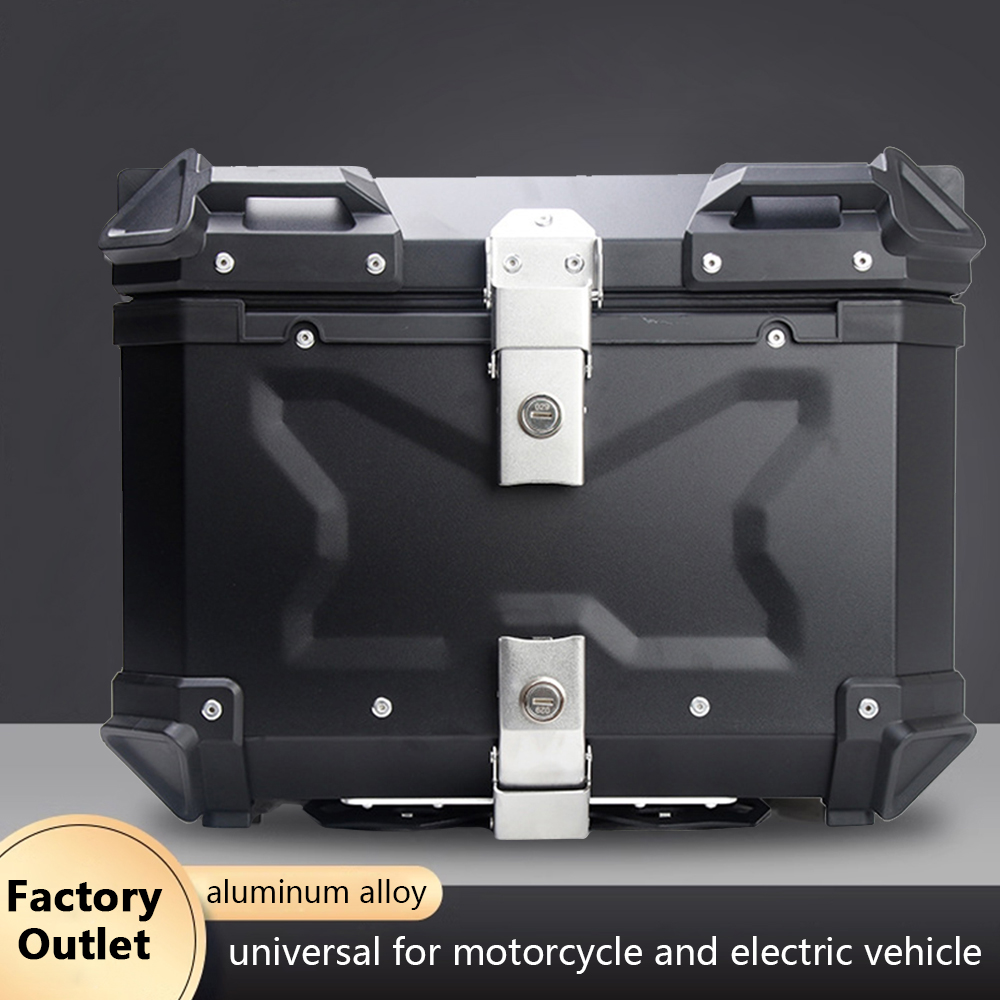 Aluminum Top Case Luggage Box 45L 55L - 알루미늄 오토바이 박스 모토 탑 케이스,