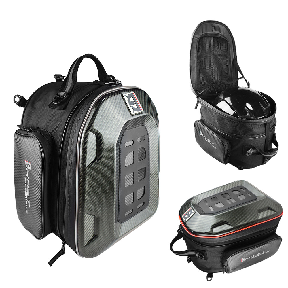 Motorcycle Helmet Backpack Waterproof Led - 확장 가능한 오토바이용 뒷좌석 헬멧 가방,