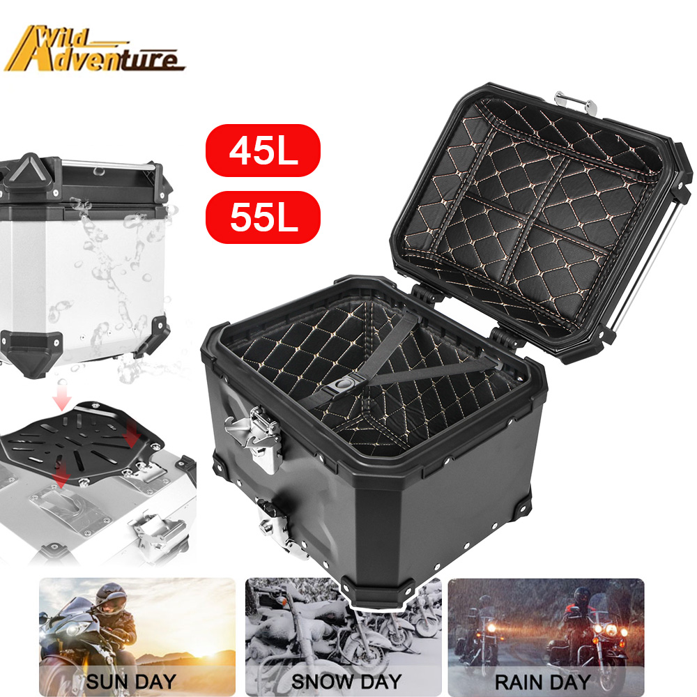 BMW, VOGE 55L 45L 오토바이 리어 탑박스  - Aluminum Top Case Luggage Box 45L 55L 리뷰 및 가격