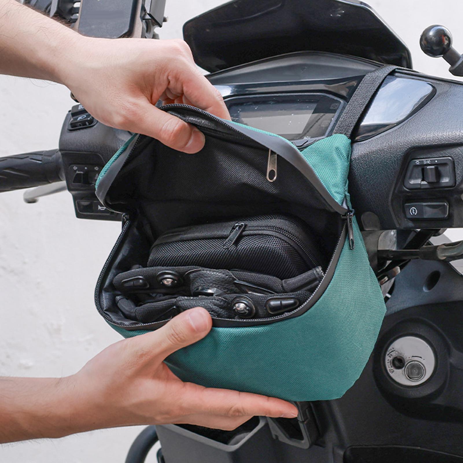 핸들바 가방 오토바이 방수 수납칸 전면 포켓 터치스크린 - Waterproof Motorcycle Handlebar Bag Pouch 리뷰 및 가격