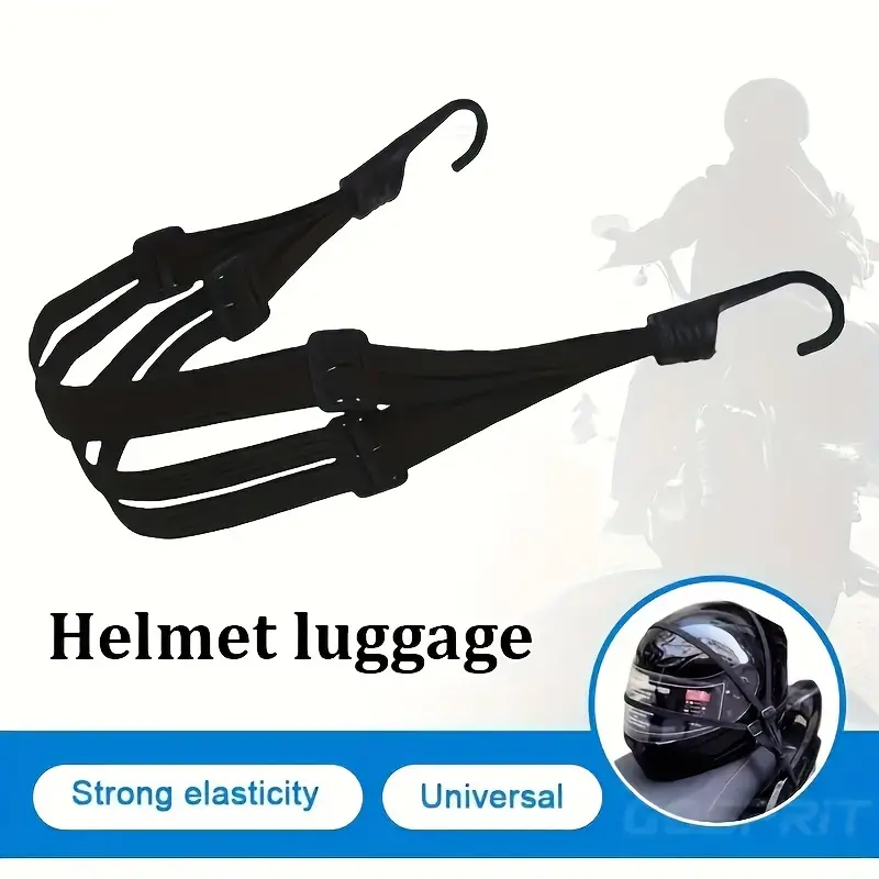 오토바이 헬멧 카고 네트(2개의 고리 포함) - 자전거 - Cargo Net Bungee Cord Motorcycle Helmet 리뷰 및 가격