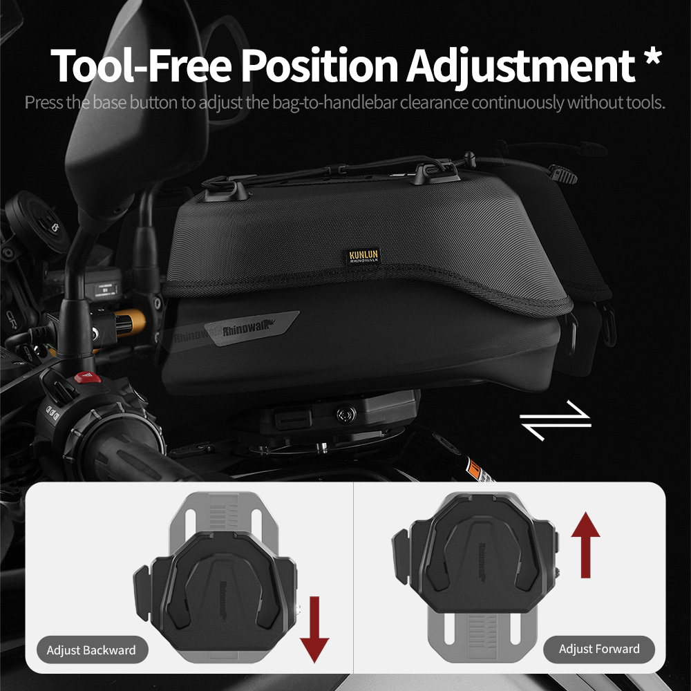 라이노워크 오토바이 자석 탱크백 4.5L 방수 퀵 릴리 - Motorcycle Tank Bag Magnetic Quick Release 리뷰 및 가격