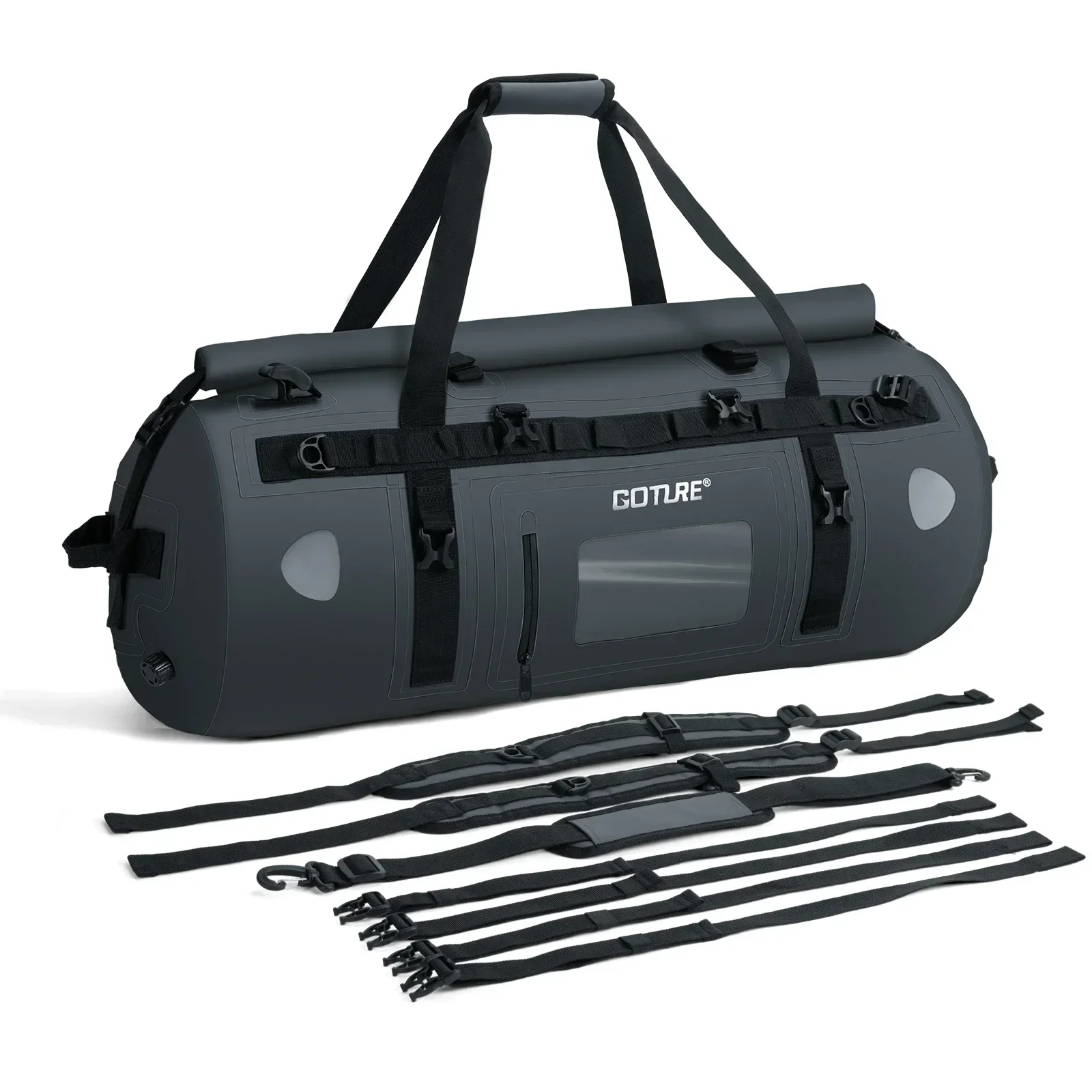 고투어 롤탑 방수 듀플 백팩, 40L/60L, 다용도, - Motorcycle Tail Bag Waterproof Roll Top 리뷰 및 가격