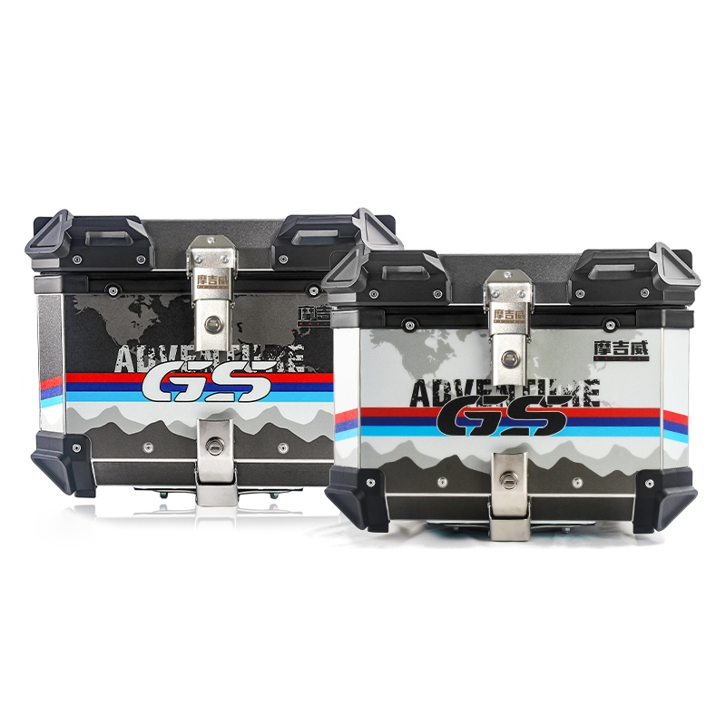 오토바이 뒷 트렁크 알루미늄 테일 박스 36L 45L  - Aluminum Top Case Luggage Box 45L 55L 리뷰 및 가격