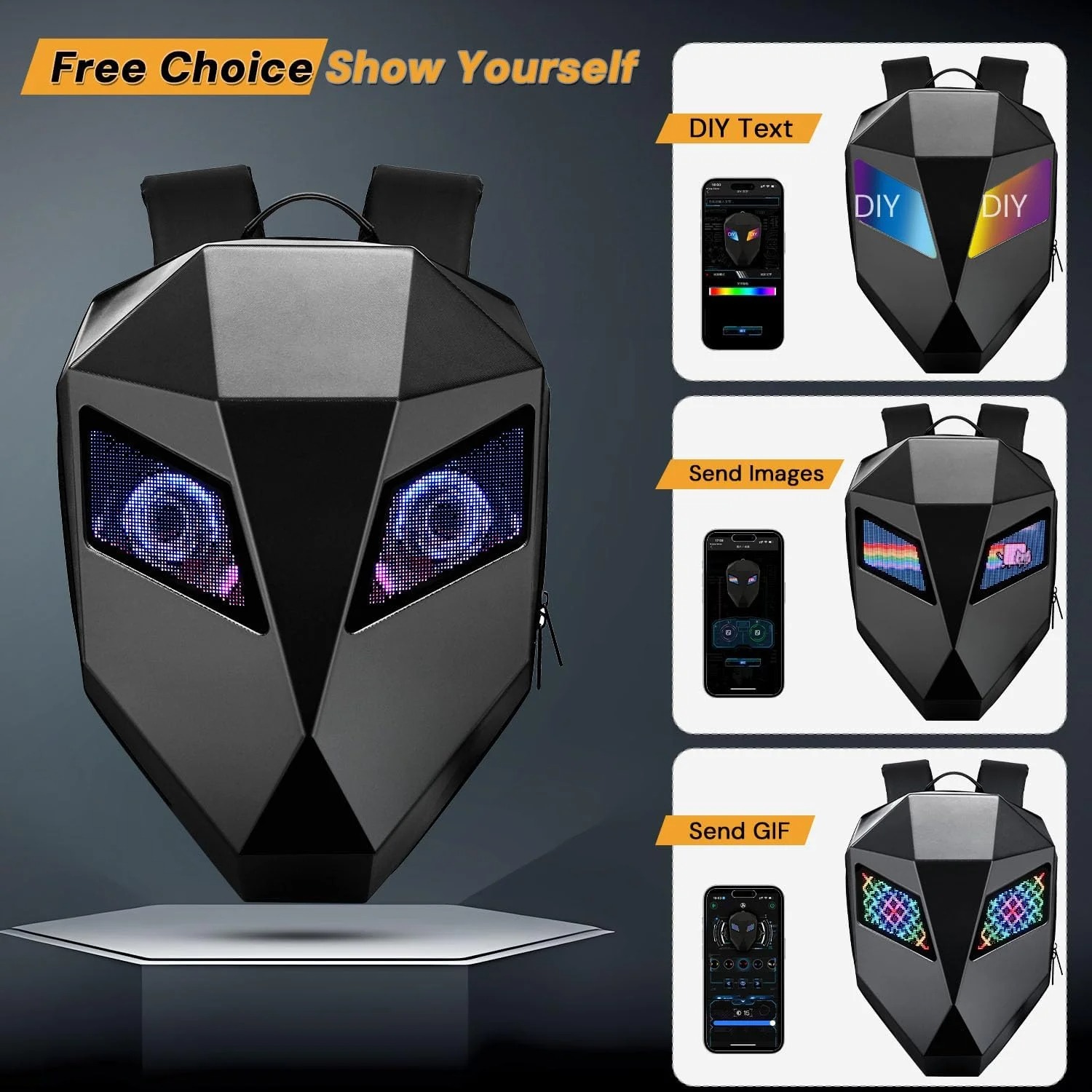 LED 나이트 사이클링 백팩 (오토바이 헬멧 포함) 방 - Motorcycle Helmet Backpack Waterproof Led 리뷰 및 가격
