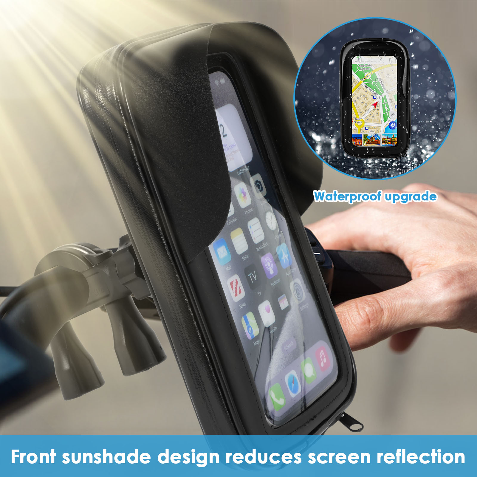자전거 폰 거치대 가방 오토바이 핸들바 방수 파우치 터 - Waterproof Motorcycle Handlebar Bag Pouch 리뷰 및 가격
