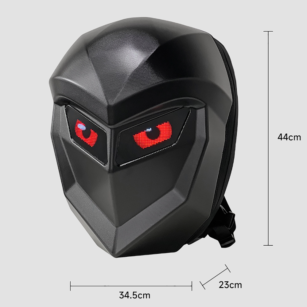 듀얼 스크린 LED 오토바이 헬멧 백팩 (앱 제어, 3 - Motorcycle Helmet Backpack Waterproof Led 리뷰 및 가격