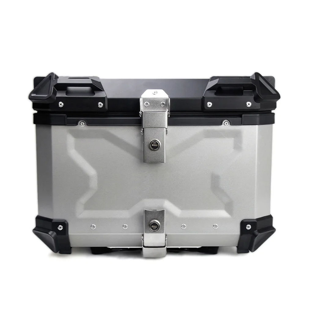 오토바이용 알루미늄 박스, 오토바이 상단 수납함, 후면 - Aluminum Top Case Luggage Box 45L 55L 리뷰 및 가격