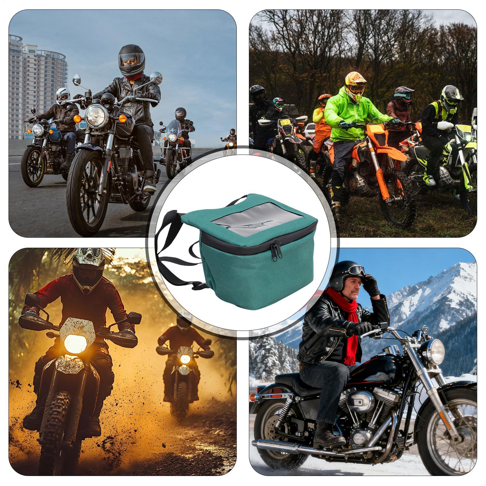 핸들바 가방 오토바이 방수 수납 파우치 터치스크린 창  - Waterproof Motorcycle Handlebar Bag Pouch 리뷰 및 가격