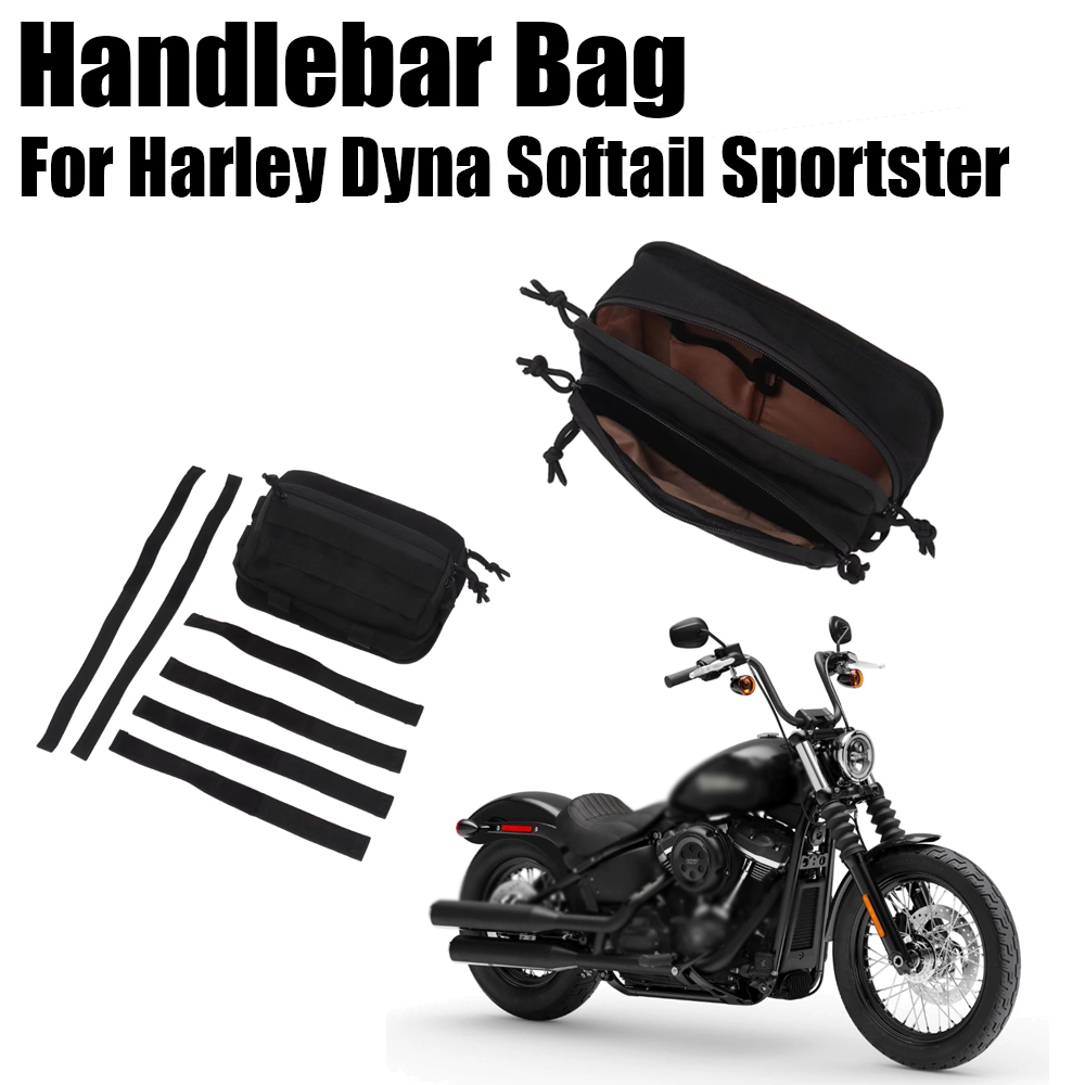 새로운 클럽스타일 방수 핸들바 가방 커버 (할리 소프테 - Waterproof Motorcycle Handlebar Bag Pouch 리뷰 및 가격