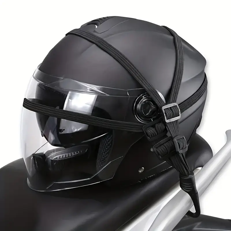 헤비 듀티 탄성 오토바이 헬멧 카고 네트, 2개의 후크 - Cargo Net Bungee Cord Motorcycle Helmet 리뷰 및 가격