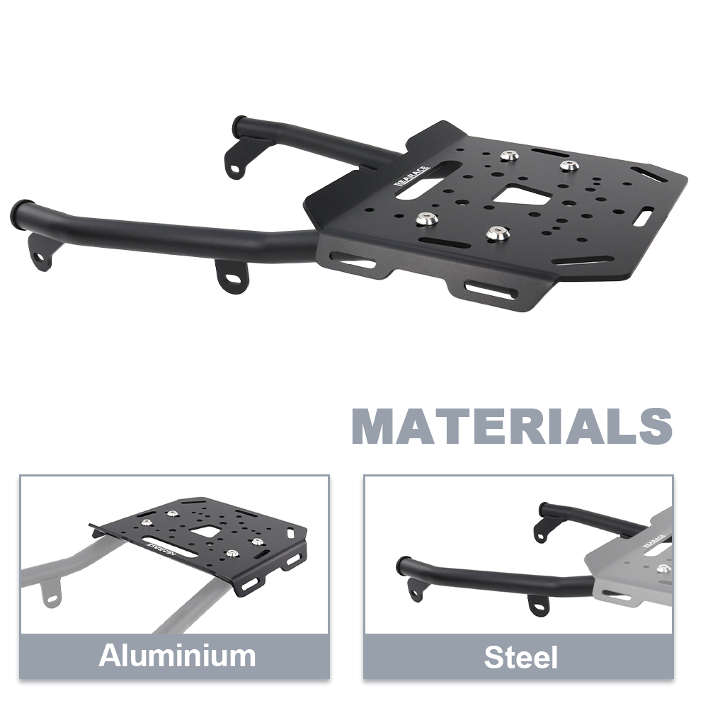 오토바이 리어 러기지 랙 캐리어 케이스 탑 박스 지지대 - Motorcycle Luggage Rack Rear Carrier Steel 리뷰 및 가격
