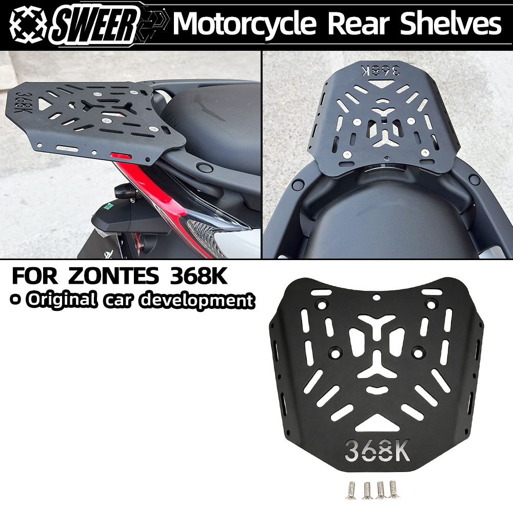 ZONTES 368K 모델용 신제품: 탄소강 재질의 후 - Motorcycle Luggage Rack Rear Carrier Steel 리뷰 및 가격
