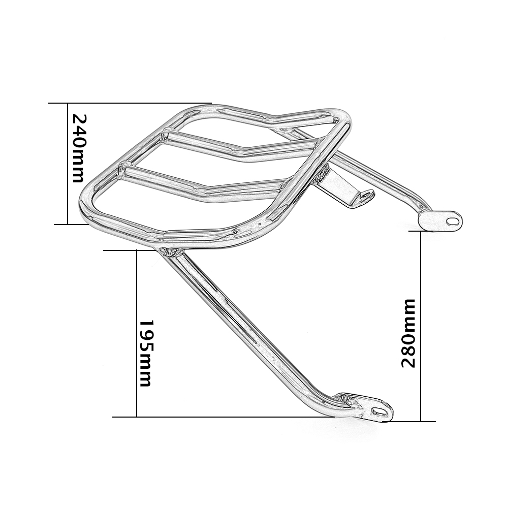 오토바이 짐받이 스테인리스 스틸 리어 캐리어 마운트 키 - Motorcycle Luggage Rack Rear Carrier Steel 리뷰 및 가격