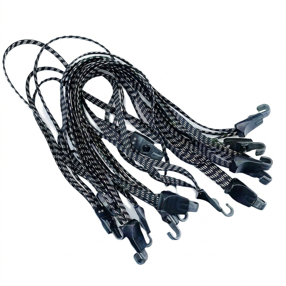10팩 오토바이 러기지 스트랩 45cm 조절 가능한 번 - Cargo Net Bungee Cord Motorcycle Helmet 리뷰 및 가격