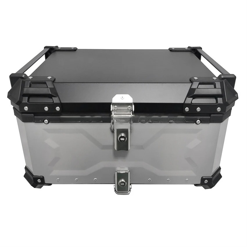 오토바이 리어 탑 케이스 모토 러기지 스토리지 테일 박 - Aluminum Top Case Luggage Box 45L 55L 리뷰 및 가격
