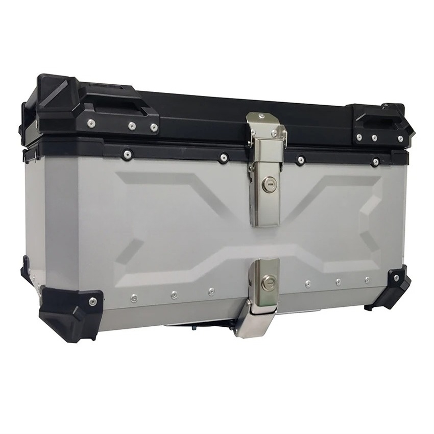 오토바이 리어 탑 케이스 모토 러기지 스토리지 테일 박 - Aluminum Top Case Luggage Box 45L 55L 리뷰 및 가격