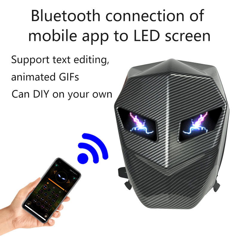 오토바이 배낭 LED 눈, 탄소 섬유 하드 쉘, 방수  - Motorcycle Helmet Backpack Waterproof Led 리뷰 및 가격