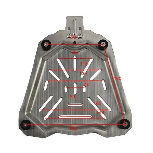 범용 오토바이 후면 상단 수하물 상자 보관 케이스, 테 - Aluminum Top Case Luggage Box 45L 55L 리뷰 및 가격